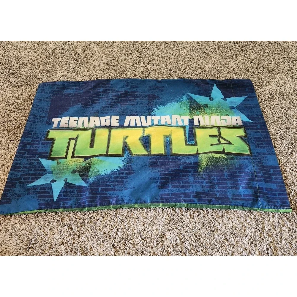 Teenage Mutant Ninja Turtles TMNT Pillowcase Time To Shell‎ Up Standard Size
